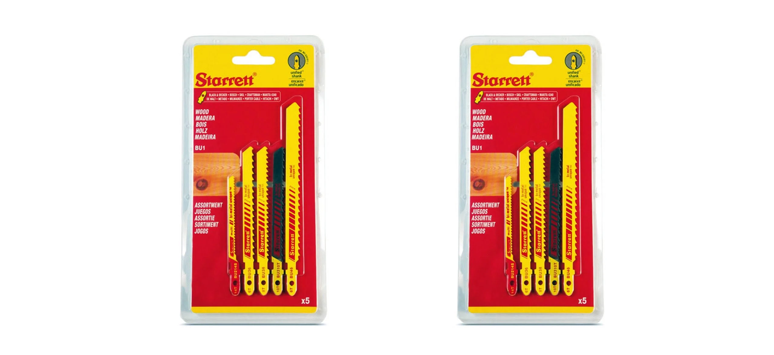 Starrett Unique Jigsaw Blade Assortment Kits