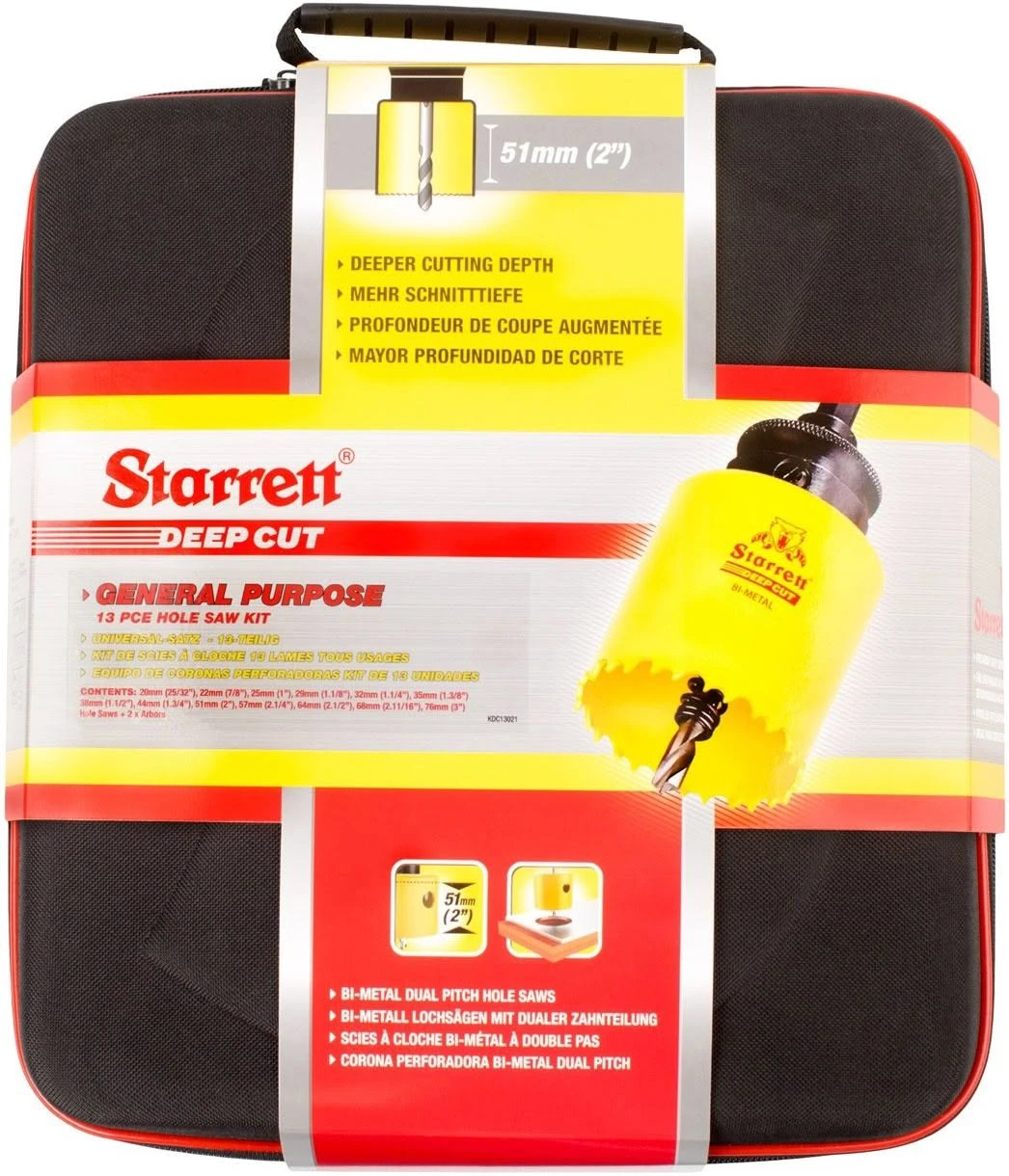 Starrett General Purpose Hole Saw Kits