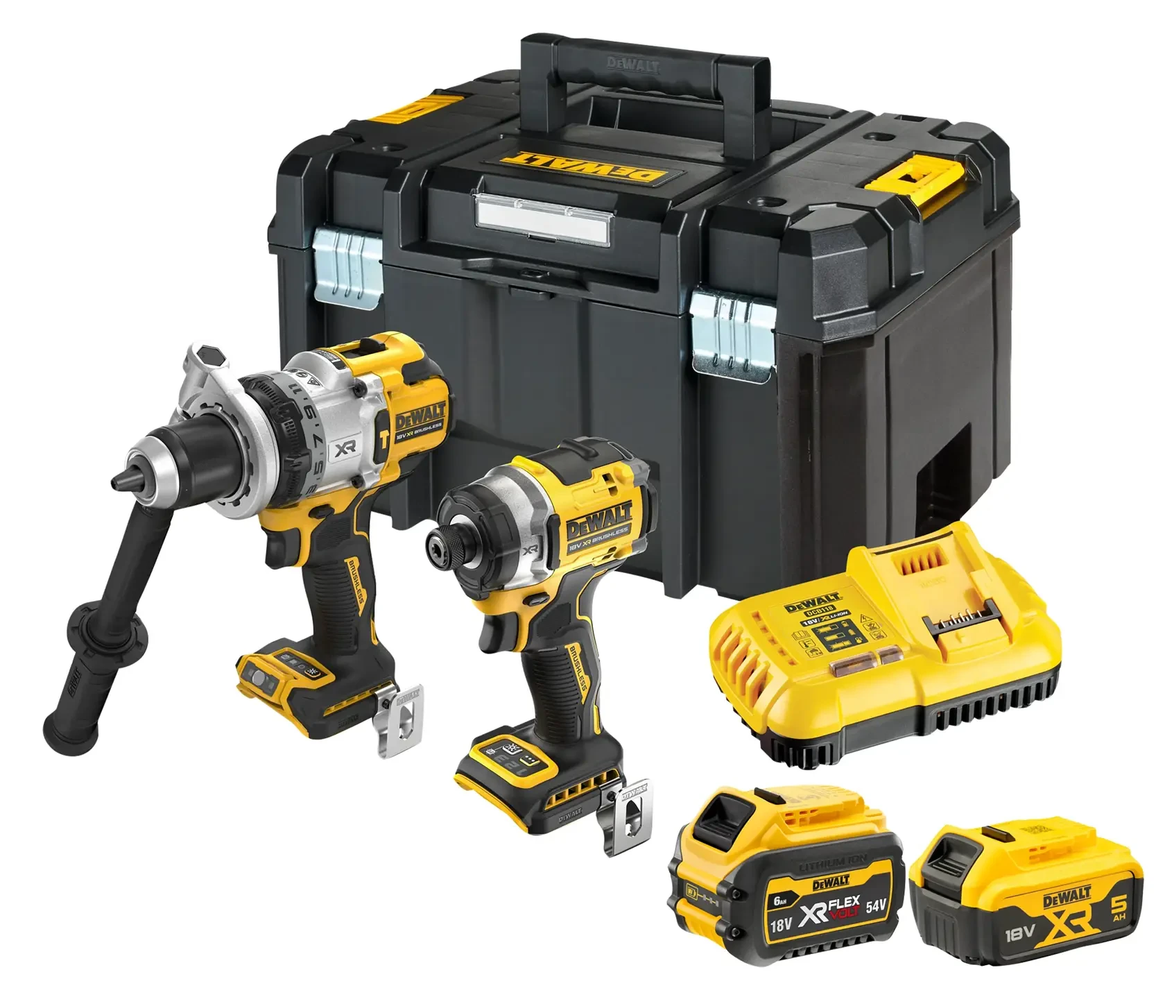 18V XR® Premium 2 Piece Combo Kit - 5Ah & FLEXVOLT® 6Ah