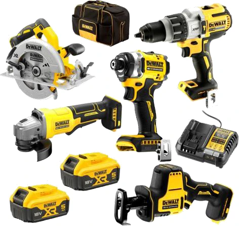 18V XR 5PC KIT 5.0AH (PROMO KIT LIMITED BONUS OFFER)