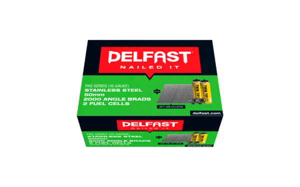 Delfast 38mm 16ga Stainless Steel PAS Angle Brads (FN38SS)
