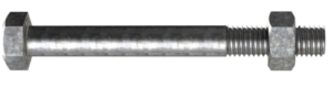 Bremick FEBM16200 Engineering Bolt and Nut M16x200 Galv (30/box)