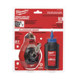 Milwaukee 48223992 Mil Fine Line Chalk Reel w Blue