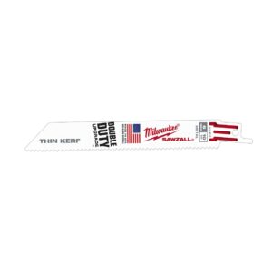Preorder Milwaukee 48005092 150MM 10 TPI THIN KERF SAWZALL™ BLADES (5 PK)