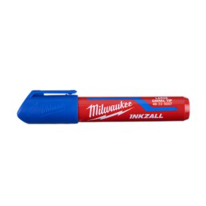 Preorder Milwaukee 48223257 INKZALL™ Blue Large Chisel Tip Marker (Order in Multiples of 12)
