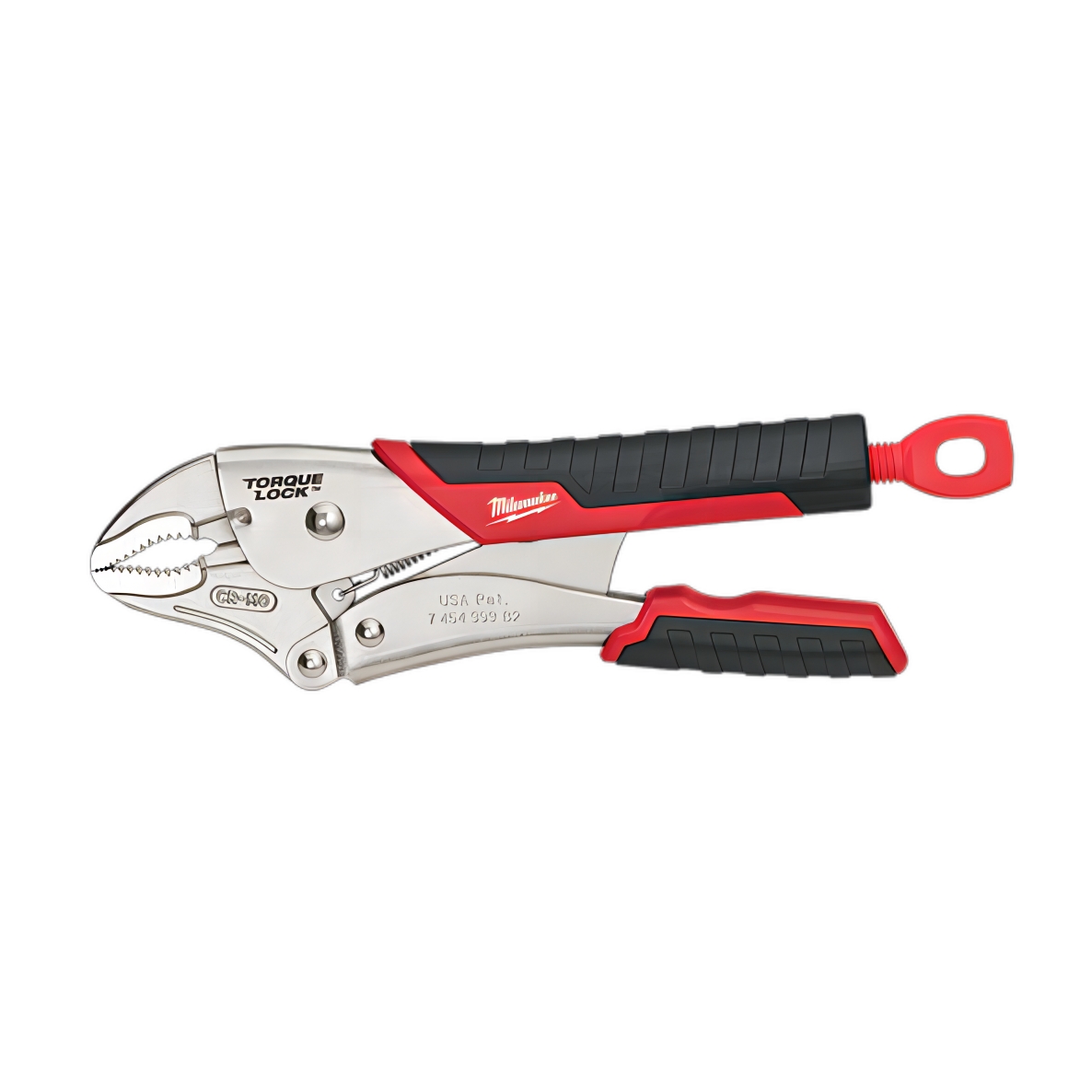 Milwaukee 48223410 254mm (10") Torque Lock Curved Jaw Locking Pliers with Durable Grip