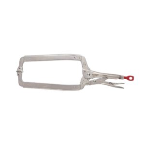Preorder Milwaukee 48223520 457mm (18") TORQUE LOCK™ Deep Reach C-Clamp Locking Pliers Swivel Jaw