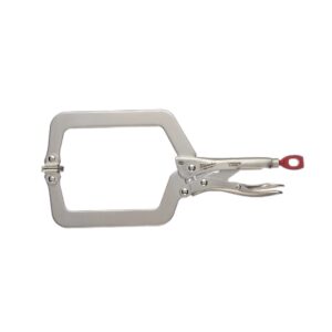 Preorder Milwaukee 48223523 228mm (9") TORQUE LOCK™ Deep Reach C-Clamp Locking Pliers Swivel Jaw