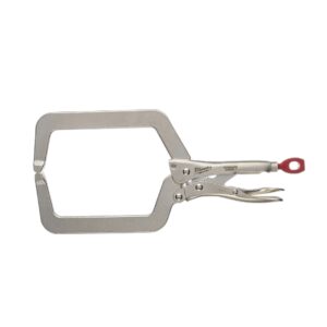Preorder Milwaukee 48223533 228mm (9") TORQUE LOCK™ Deep Reach C-Clamp Locking Pliers Regular Jaws