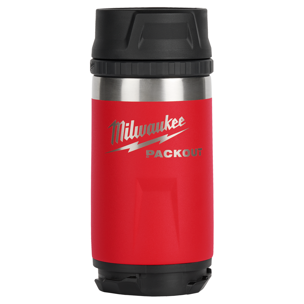 Milwaukee 48228391R PACKOUT™ Bottle 354ml (12oz) Sip Lid Red