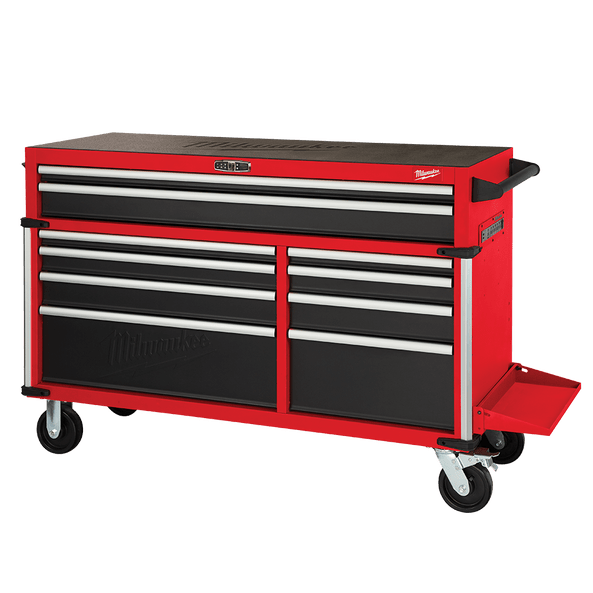Milwaukee 48228555 1422mm (56") 10 Drawer Steel Storage High Capacity Tool Cabinet Trolley