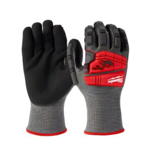 Preorder Milwaukee 48228980 Impact Cut 5(E) Nitrile Dipped Gloves - S