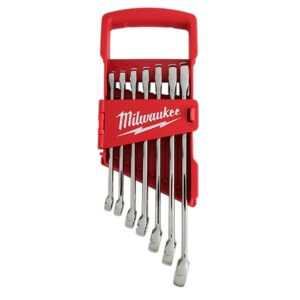Preorder Milwaukee 48229407 7pc Combination Wrench Set - SAE