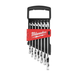 Preorder Milwaukee 48229529 7pc Flex Head Ratcheting Combination Wrench Set – Metric