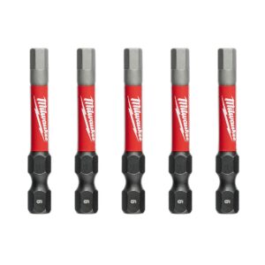 Preorder Milwaukee 48324690 MIL SHOCKWAVE 6MM HEX POWER BIT 50MM 5PK