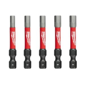Preorder Milwaukee 48324695 MIL SHOCKWAVE HEX POWER BIT SET 5PK (NEW)