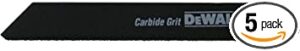 PREORDER Dewalt DW4844 DEWALT 6" CARBIDE GRIT RECIPROCATING SAW BLADE 5PK(Box Qty 50)