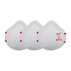 Milwaukee 48734032 3-Pack N95 Disposable Respirators