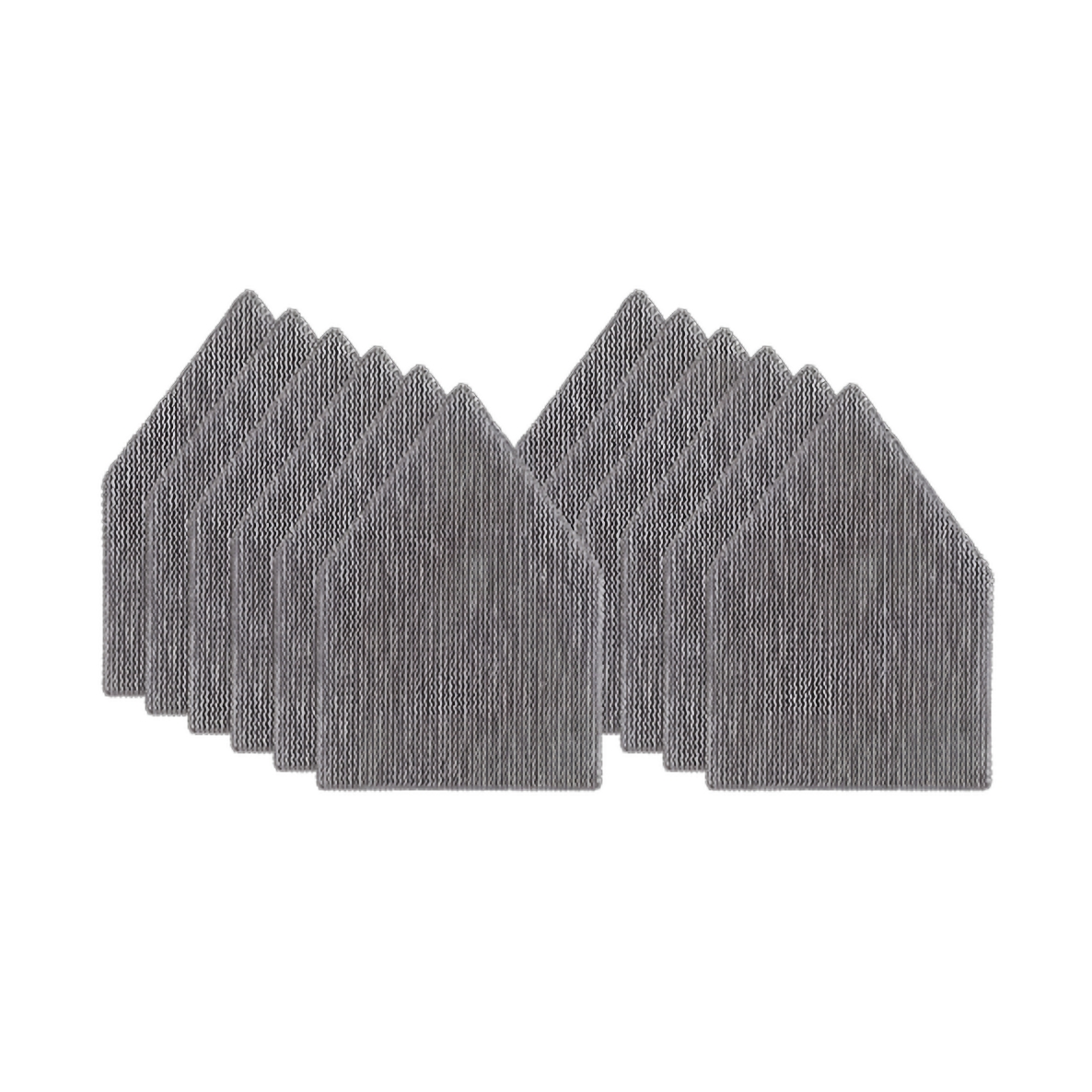 Milwaukee 48805400 12-Pack 400 Grit Pentagon Hook & Loop Net Sandpaper for M12FDSS0