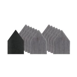 Milwaukee 48805405 13-Pack 80-180 Grit Pentagon Hook & Loop Net Sandpaper and Sponge Interface Pad for M12FDSS0