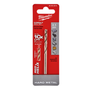 48892510 Mil Red Helix Cobalt Drill Bit 4.5mm