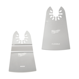 Milwaukee 49252202 2pce 50mm (2") Rigid & 50mm (2") Flexible Open-Lok Scraper Variety