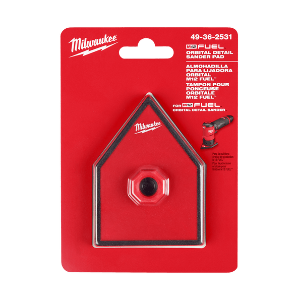 Milwaukee 49362531 Orbital Detail Sander Pad to suit M12FDSS0 - Image 2