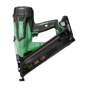Hikoki NT1865DBAL(GXZ) 18V Gasless 15GA Angled Finishing Nailer Kit