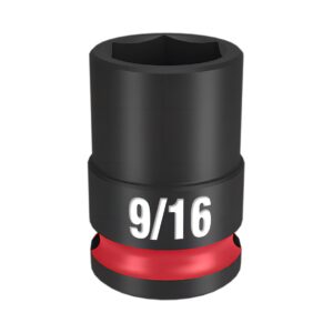 Preorder Milwaukee 49666107 Shockwave 3/8" Drive 9/16" Standard 6 Point Impact Socket