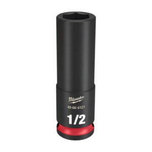 Preorder Milwaukee 49666121 Shockwave 3/8" Drive 1/2" Deep 6 Point Impact Socket