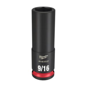 Preorder Milwaukee 49666122 Shockwave 3/8" Drive 9/16" Deep 6 Point Impact Socket