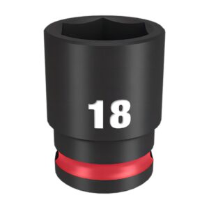 Milwaukee 49666142 18mm 3/8" Drive Shockwave Standard 6 Point Impact Socket