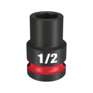Preorder Milwaukee 49666202 Shockwave 1/2" Drive 1/2" Standard 6 Point Impact Socket