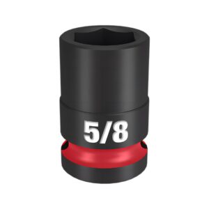 Preorder Milwaukee 49666204 Shockwave 1/2" Drive 5/8" Standard 6 Point Impact Socket