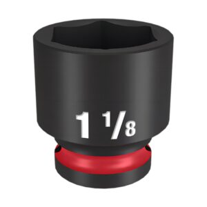 Preorder Milwaukee 49666212 Shockwave 1/2" Drive 1-1/8"  Standard 6 Point Impact Socket