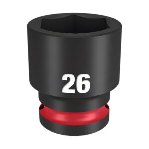 Preorder Milwaukee 49666258 Shockwave 1/2" Drive 26mm Standard 6 Point Impact Socket
