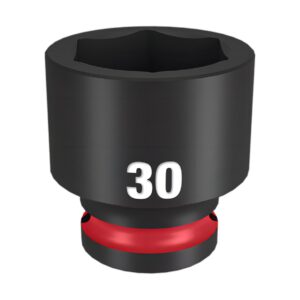 Milwaukee 49666262 1/2" Drive 30mm Standard Shockwave 6 Point Impact Socket