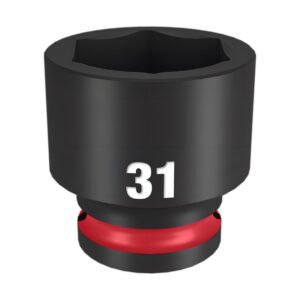 Preorder Milwaukee 49666263 Shockwave 1/2" Drive 31mm Standard 6 Point Impact Socket