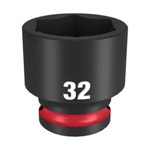 Milwaukee 49666264 1/2" Drive 32mm Standard Shockwave 6 Point Impact Socket