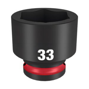 Preorder Milwaukee 49666265 Shockwave 1/2" Drive 33mm Standard 6 Point Impact Socket