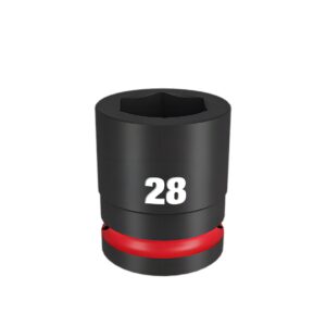 Preorder Milwaukee 49666366 Shockwave 3/4" Drive 28mm Standard 6 Point Impact Socket