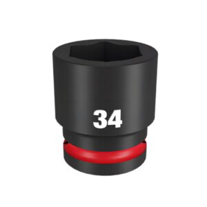 Preorder Milwaukee 49666372 Shockwave 3/4" Drive 34mm Standard 6 Point Impact Socket