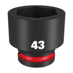 Preorder Milwaukee 49666381 Shockwave 3/4" Drive 43mm Standard 6 Point Impact Socket