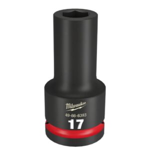 Milwaukee 49666393 3/4" Drive 17mm Shockwave 6 Point Impact Socket