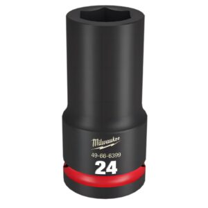 Milwaukee 49666399 3/4" Drive 24mm Metric Shockwave Deep 6 Point Impact Socket