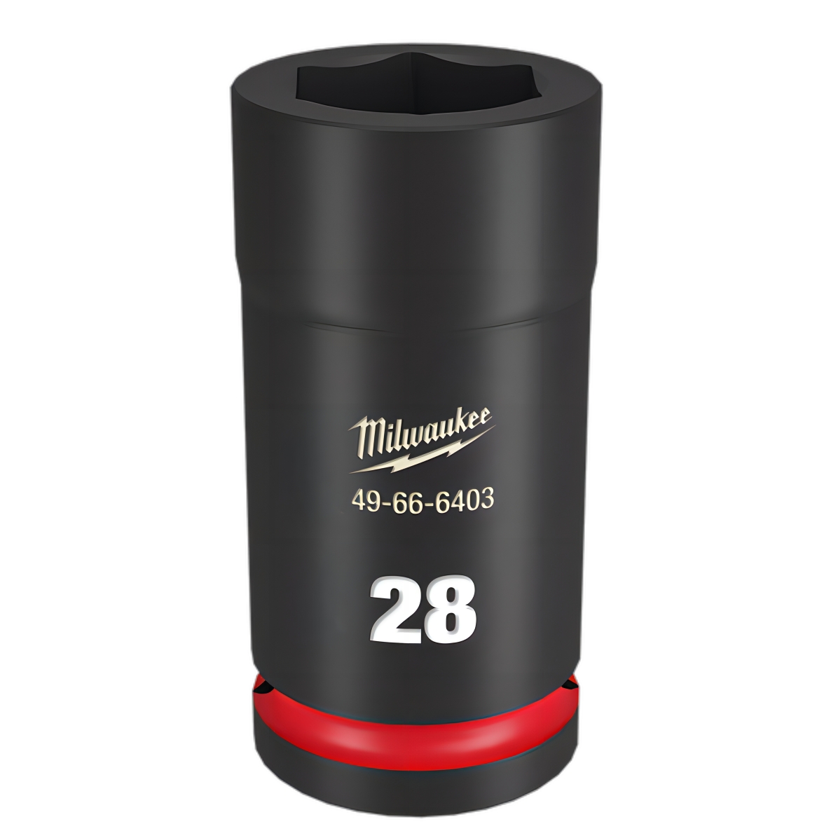 Milwaukee 49666403 3/4" Drive 28mm Metric Shockwave Deep 6 Point Impact Socket