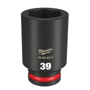 Milwaukee 49666414 Shockwave 3/4" Drive 39mm Deep 6 Point Impact Socket