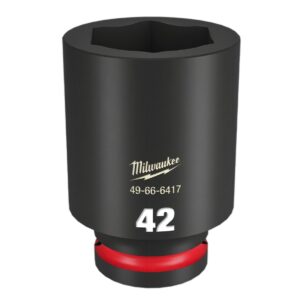 Milwaukee 49666417 3/4" Drive 42mm Metric Shockwave 6 Point Impact Socket