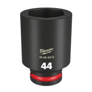 Milwaukee 49666419 3/4" Drive 44mm Metric Shockwave Deep 6 Point Impact Socket