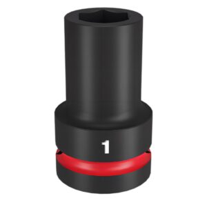 Preorder Milwaukee 49666504 Shockwave 1" Drive 1" Standard 6 Point Impact Socket